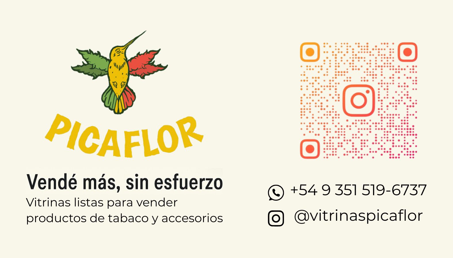 Copia de tarjeta PICAFLOR VITRINAS